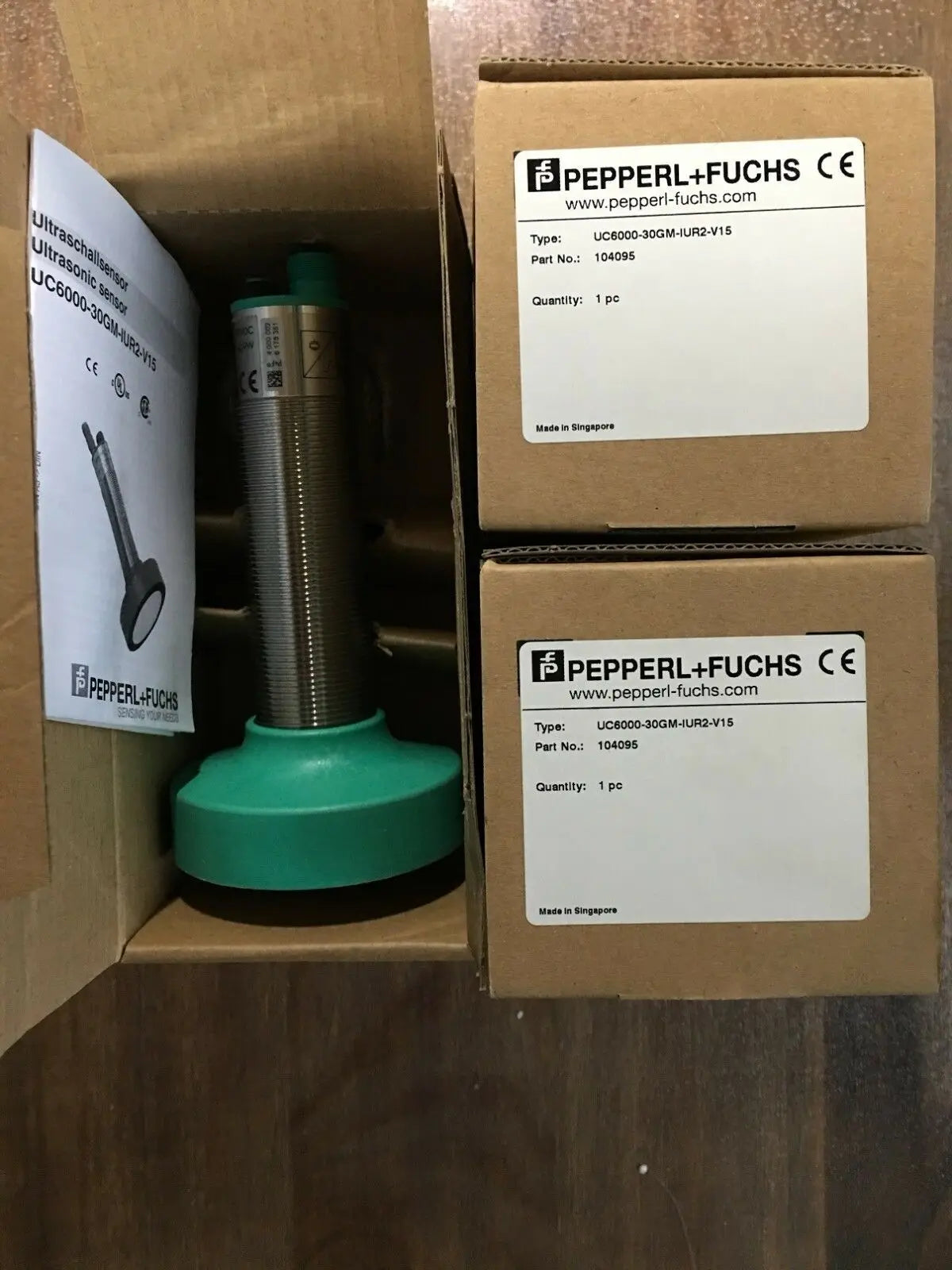 New P+F UC6000-30GM-IUR2-V15 Ultrasonic sensors free shipping