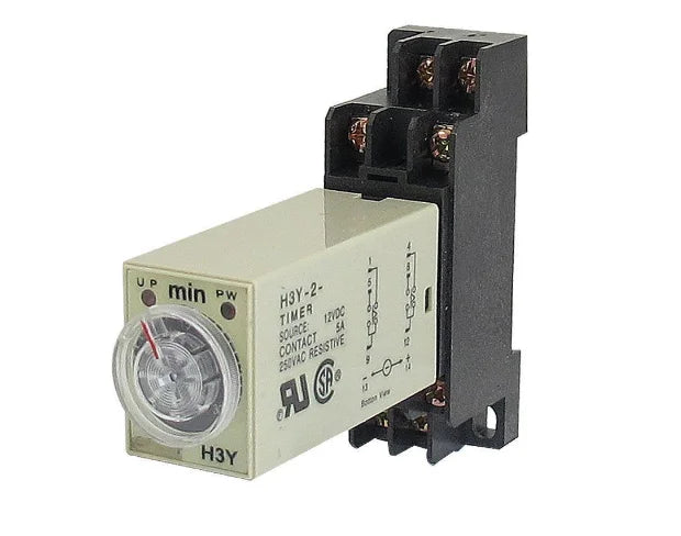 New  OMRON  H3Y-2  DC24  Time  Relay  free shipping