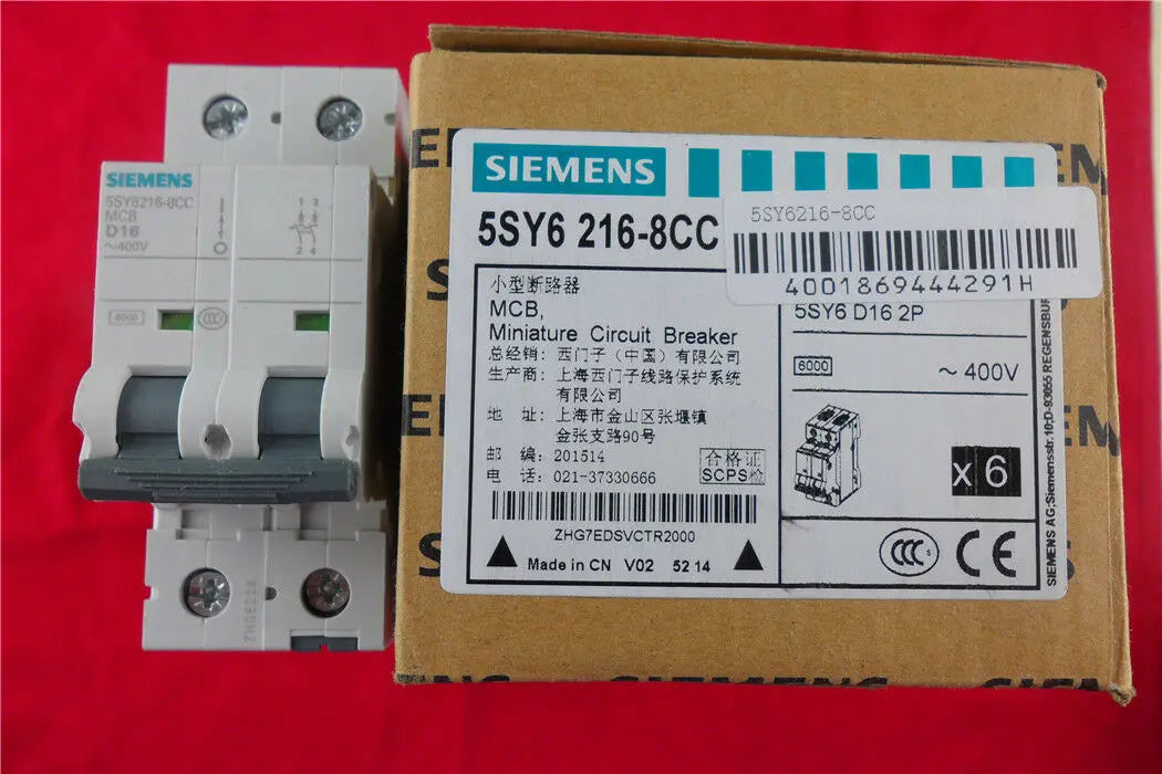 1pc      Siemens  5SY6216-8CC  2P  16A   circuit  breaker  free shipping