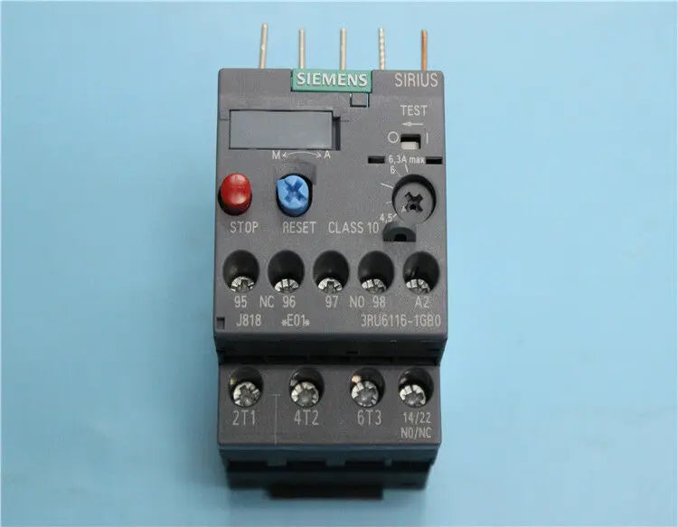 1pc     Siemens  3RU6116-1GB0  4.5-6.3A   Thermal  relay  free  shipping