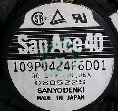 1pc fan new 109P0424F6D01 SANYO 24V 0.06A 4020