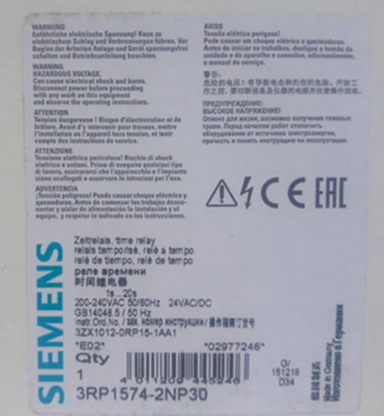 1PC  NEW   SIEMENS   3RP1574-2NP30    free shipping
