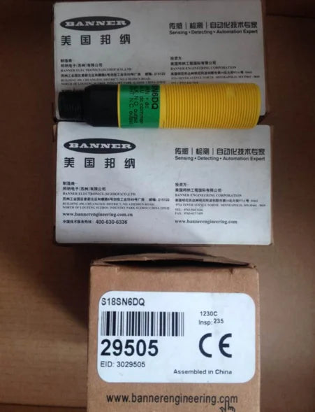 S18SN6DQ 1PC New BANNER Photoelectric Switch Sensor free ship