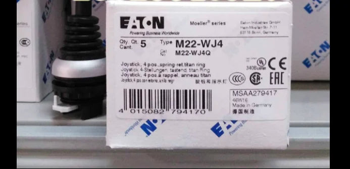 1PC  NEW   EATON  MOELLER  M22-WJ4  free shipping