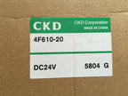 1PC  NEW  CKD  4F610-20-DC24V    4F610-20   DC24V   free  shipping