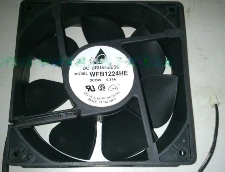 1pc new fan WFB1224HE 24V 0.37A DELTA 120*120*38 freeship