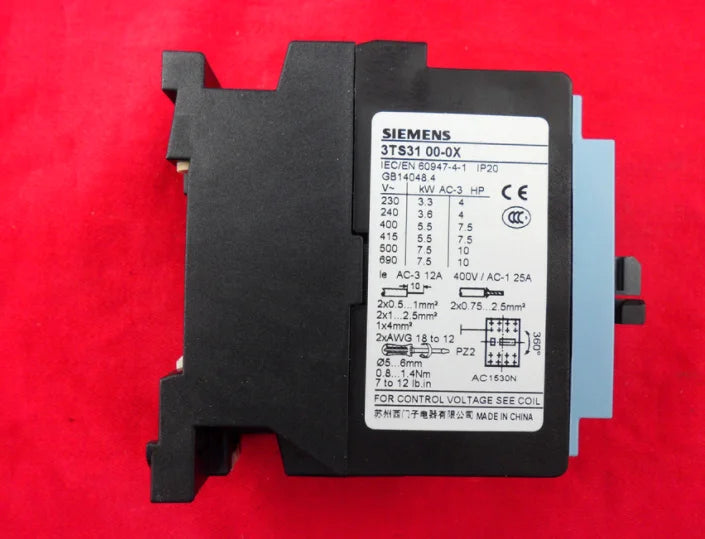 1pc     Siemens  3TS3100-0X  12A  3TS3100-0XM0  3TS31 00-0XM0  free shipping