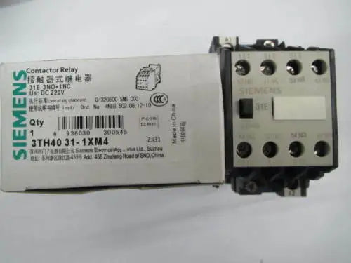New SIEMENS 3TH4031-1XM4 DC220V contactor free shipping