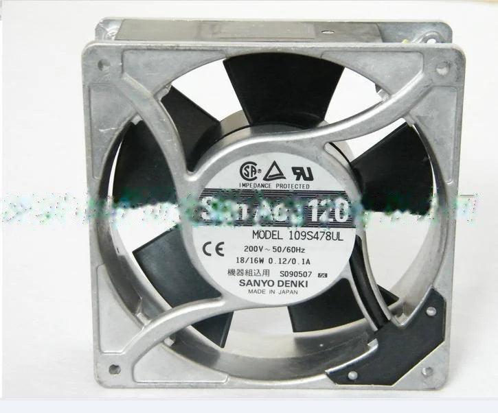 1pc new fan 109S429UL AC100V SANYO 120*120*38mm freeship