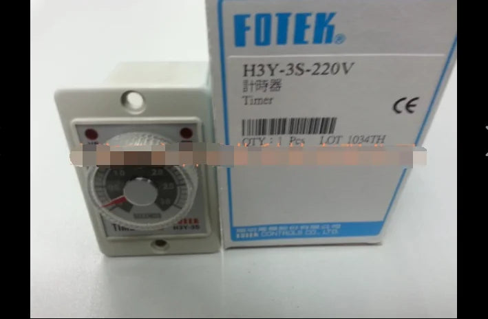 1pc FOTEK H3Y-3S-220v timer free shipping