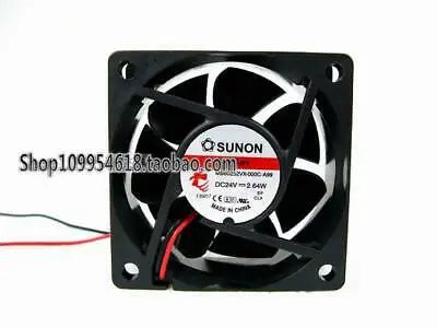 1pc new SUNON 60x60x25 24V 2.64w MB60252VX-000C-A99