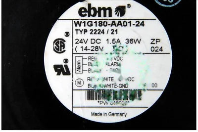 1pc fan new W1G180-AA01-24 TYP2224/21 ebmpapst 20070 ABB