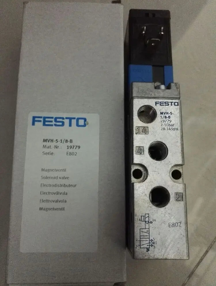 MVH-5-1/8-B MVH51/8B 19779 FESTO solenoid valve NEW