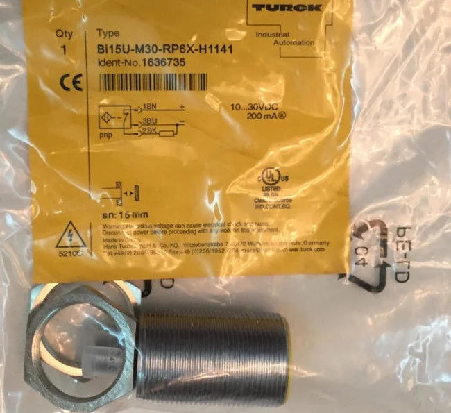 Mew  TURCK  BI15U-M30-RP6X-H1141  Proximity switch  free shipping