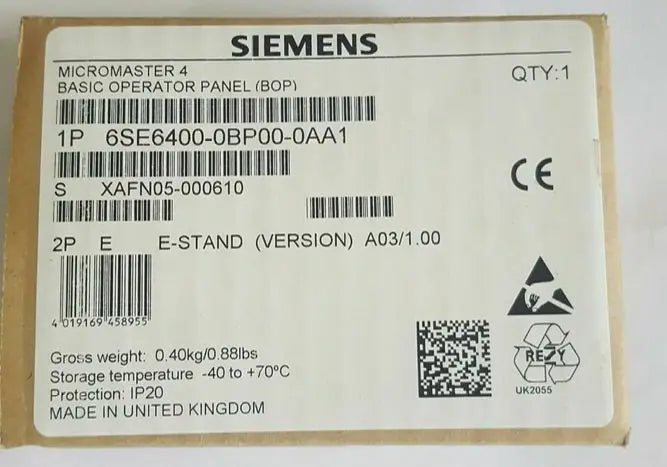 1PC 6SE6400-0BP00-0AA0 6SE6 400-0BP00-0AA0 1PC NEW IN BOX Siemens free shipping