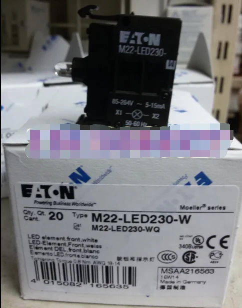 1PC  NEW   EATON  MOELLER  M22-LED230-W  free shipping