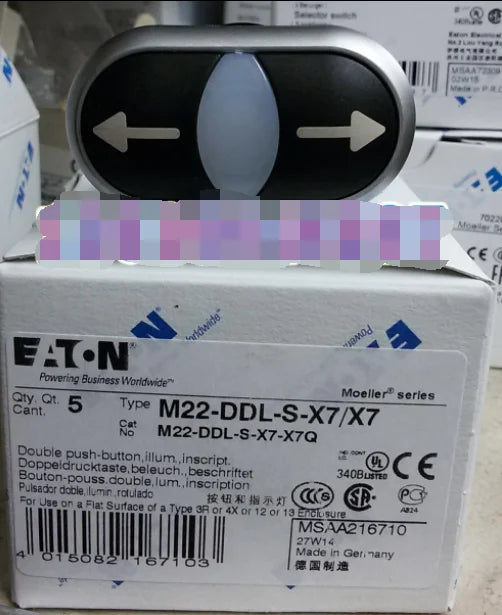 1PC NEW EATON MOELLER M22-DDL-S-X7/X7 free shipping