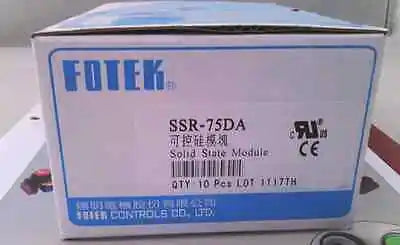 SSR-75DA SSR75DA 1PCS NEW Fotek Soild State Relay free shipping