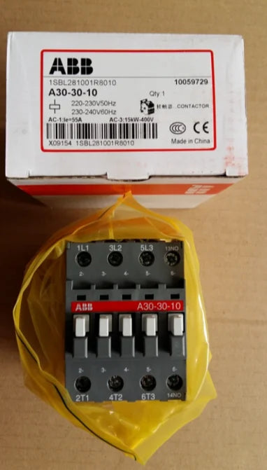 A30-30-10 A303010 1PCS NEW ABB 220VAC Contactor free ship
