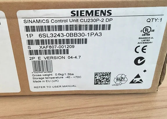 New  Siemens  6SL3243-0BB30-1PA3  control unit  free shipping