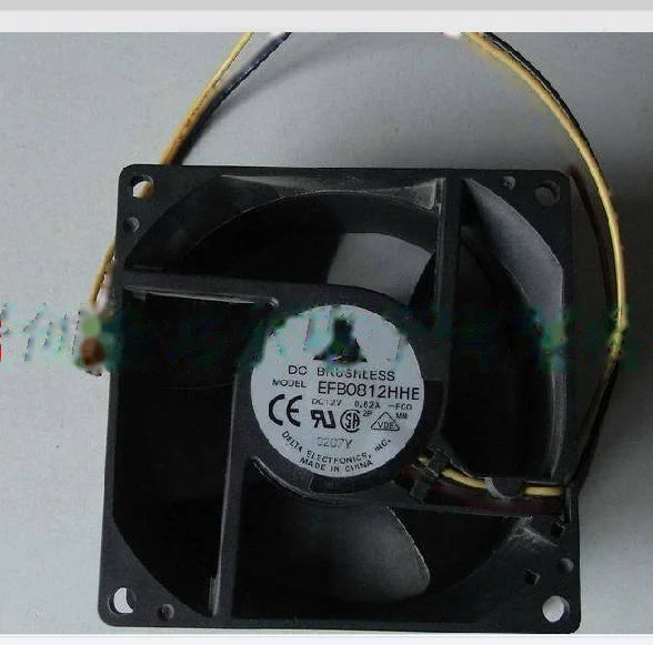 1pc new fan EFB0812HHE -F00 EFB0812HHE -F00 DELTA DC12V 0.62A 80*80*38 freeship