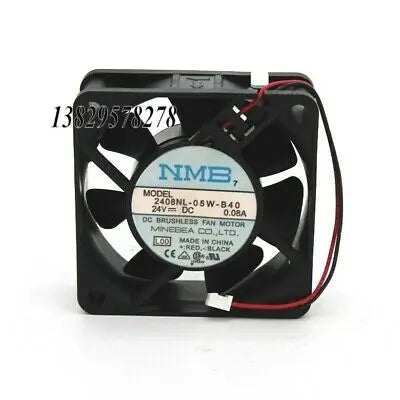 1pc new NMB 6020 24V 0.08A 6 2 2408NL-05W-B40