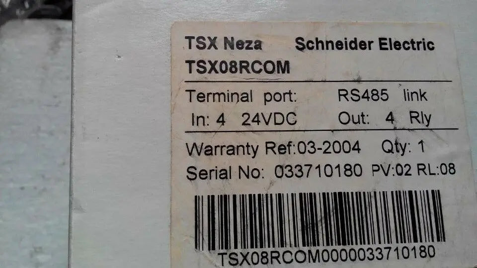 TSX08RCOM 1PC NEW Schneider