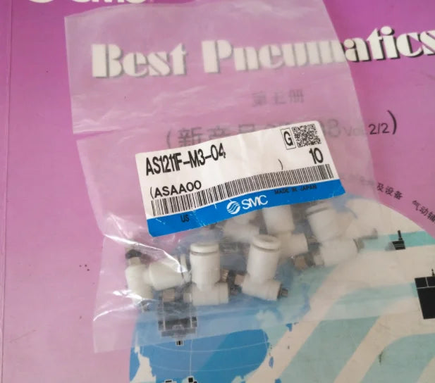 New   SMC  AS1211F-M3-04  Speed control valves  free shipping