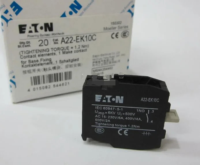 1PC  NEW   EATON  MOELLER  A22-EK10C   Button contact  free shipping