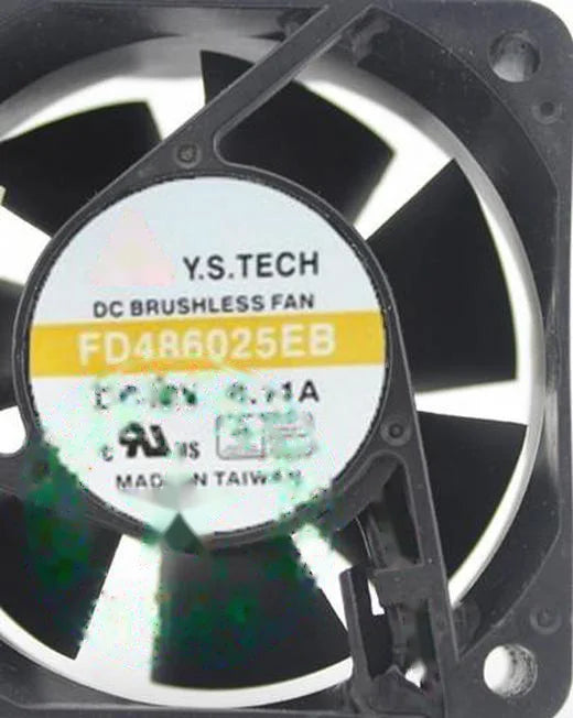 1pc new fan FD486025EB 48V 0.11A Y.S.TECH 6CM 6025 freeship