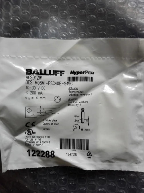 BES M08MI-PSC40B-S49G 1PC NEW BALLUFF Proximity switch free shipping