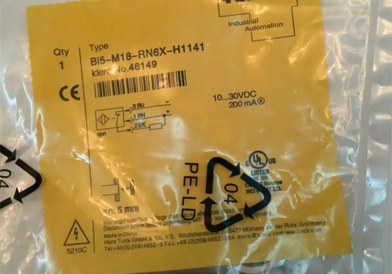 New TURCK BI5-M18-RN6X-H1141 Proximity switch sensor free shipping