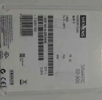 6ES7 953-8LG30-0AA0 6ES7953-8LG30-0AA0 New Siemens MEMORY CARD 128K free ship