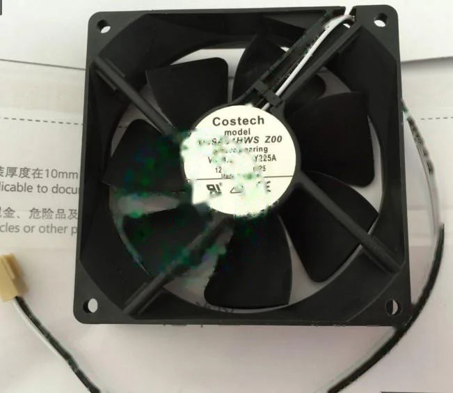 1pc new fan D09A04HWS Z00 D09A04HWS Z00 12VDC 92*92*25 Costech freeship