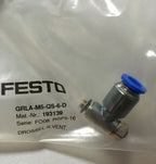 GRLA-M5-QS-6-D 193139 1PC New FESTO gas fitting free ship
