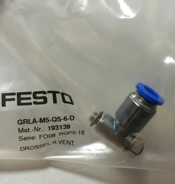 GRLA-M5-QS-6-D 193139 1PC New FESTO gas fitting free ship