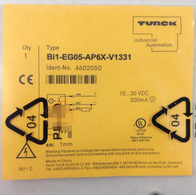 Bi1-EG05-AP6X-V1331 New TURCK Proximity Switch free ship