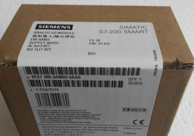 6ES7288-3AM03-0AA0 6ES7 288-3AM03-0AA0 1PC New Siemens PLC Module free ship