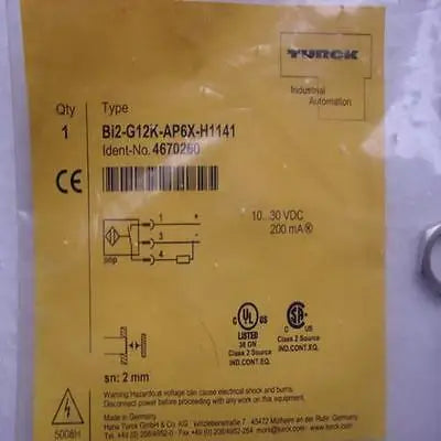 New TURCK Bi2-G12K-AP6X-H1141