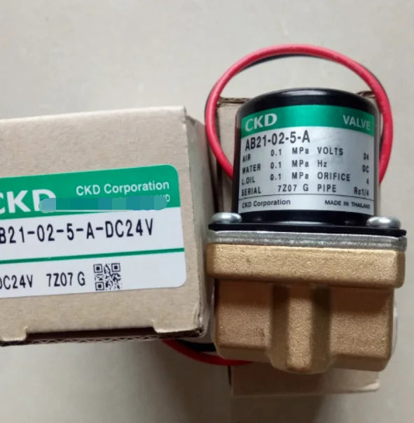 1PC  NEW   CKD   AB21-02-5-A-DC24V   AB21-02-5-A   DC24V   free  shipping