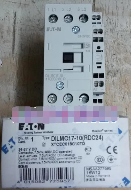 1PC NEW EATON MOELLER DILMC17-10(RDC24) free shipping