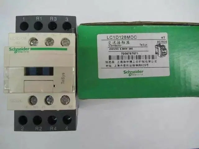 New Schneider LC1D128MDC DC220V contactor free shipping