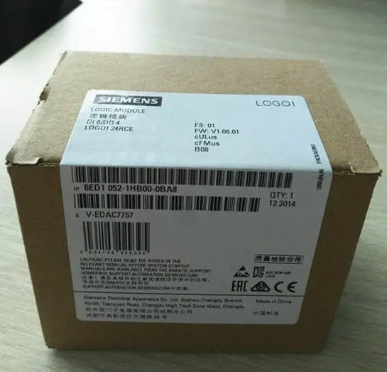 6ED1052-1HB00-0BA8 6ED10 52-1HB00-0BA8 New Siemens LOGO 24RCE LOGO 8 free ship