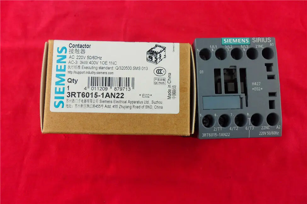 1pc      Siemens  3RT6015-1AN22  AC220V  contactor  free shipping