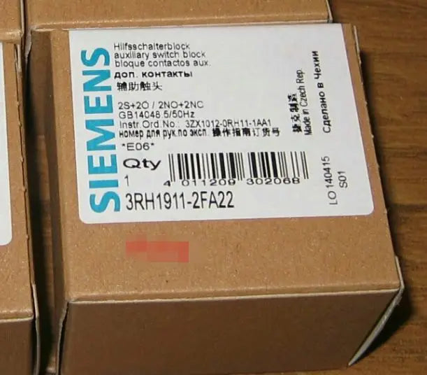 1pc 3RH1911-2FA22 NEW SIEMENS AUXILIARY CONTACT free shipping