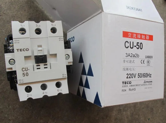 cu-50 cu50 220vac New 1PCS teco contactor free ship
