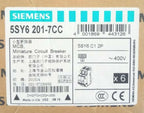 1PC  NEW   SIEMENS   5SY6201-7CC  5SY6 C1 2P   free shipping