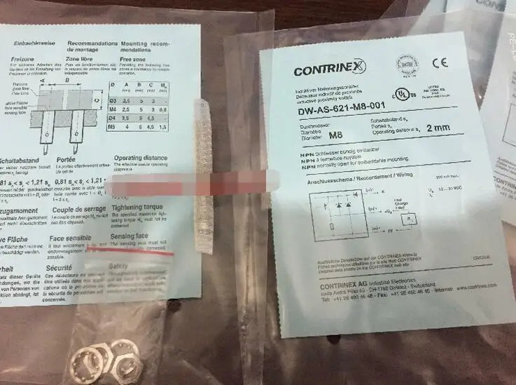 DW-AS-621-M8-001 DWAS621M8001 Contrinex NEW IN BOX