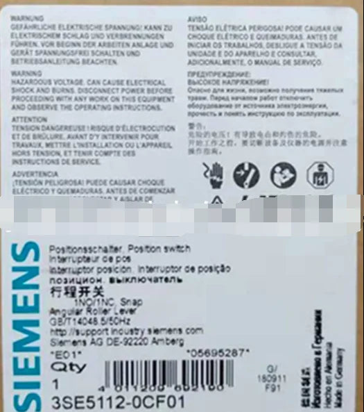 1PC  NEW   SIEMENS   3SE5112-0CF01   free shipping