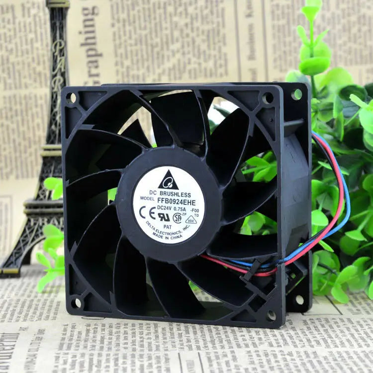 1pc DELTA FFB0924EHE 24V 0.75A 9038 9CM 3 line free shipping